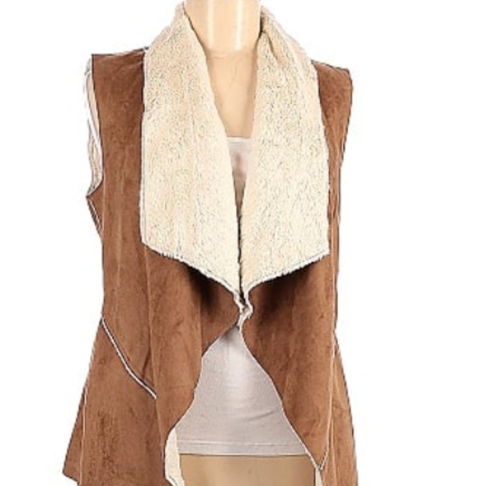 Full Tilt Faux Fir Lined Vest